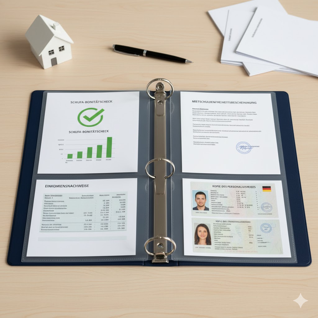 Bewerbungsmappe Wohnungssuche