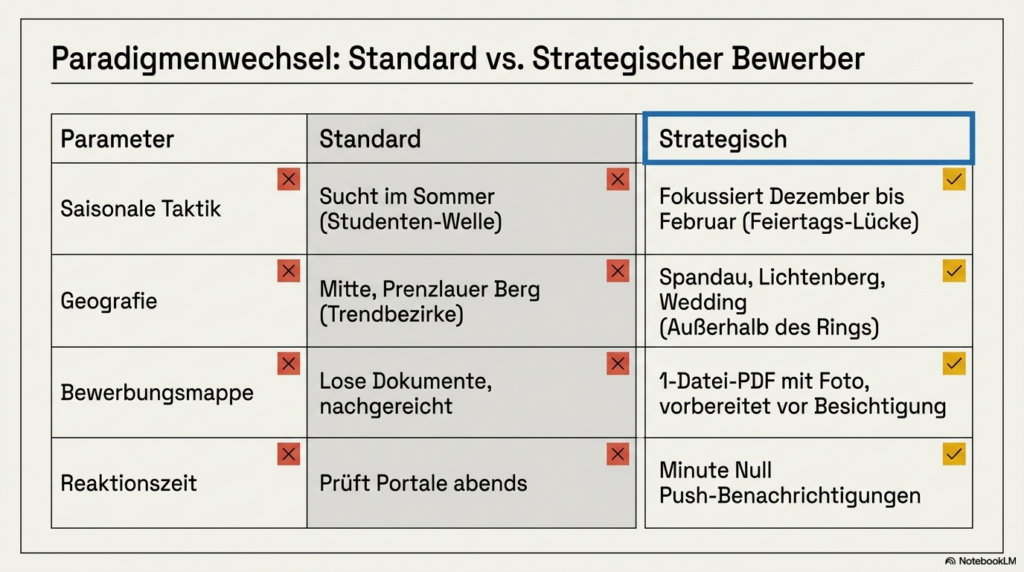 Wohnungssuche Tipps in Berlin, strategisch